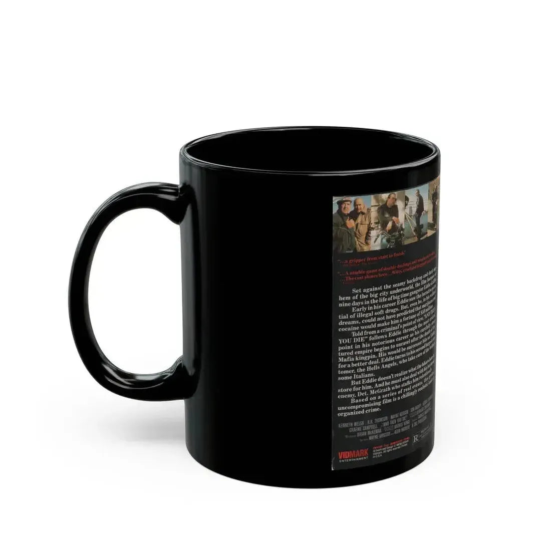 AND THEN YOU DIE (VHS COVER) - Black Coffee Mug - Go Mug Yourself