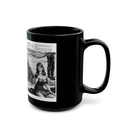 And Wish You Were Dead, All Man magazine, September 1959 - Black Coffee Mug - Go Mug Yourself