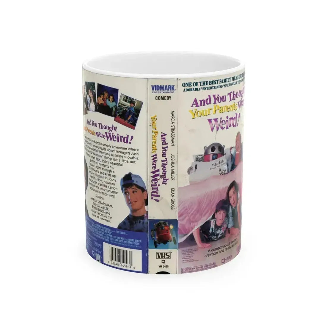 AND YOU THOUGHT YOUR PARENTS WERE WEIRD (VHS COVER) - White Coffee Mug 11oz - Go Mug Yourself
