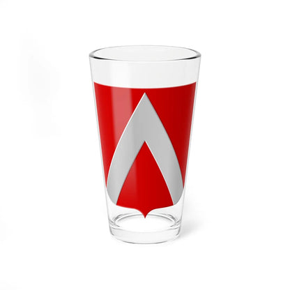 Anderlues wapen (Belgium) (Coat of Arms) Pint Glass 16oz 16oz - Go Mug Yourself