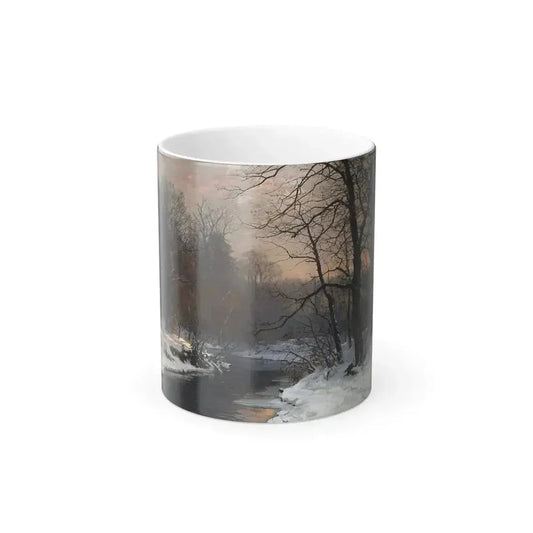Anders Andersen-Lundby (1840-1923) The Woods in Silver - Color Changing Mug 11oz 11oz - Go Mug Yourself
