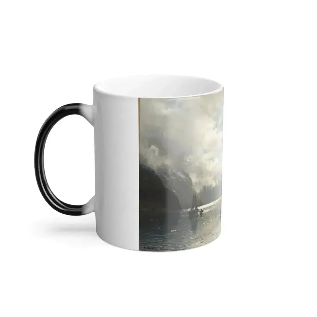 Anders Askevold (1834-1900) Norsk Fjordlandskap- 1899 - Color Changing Mug 11oz - Go Mug Yourself
