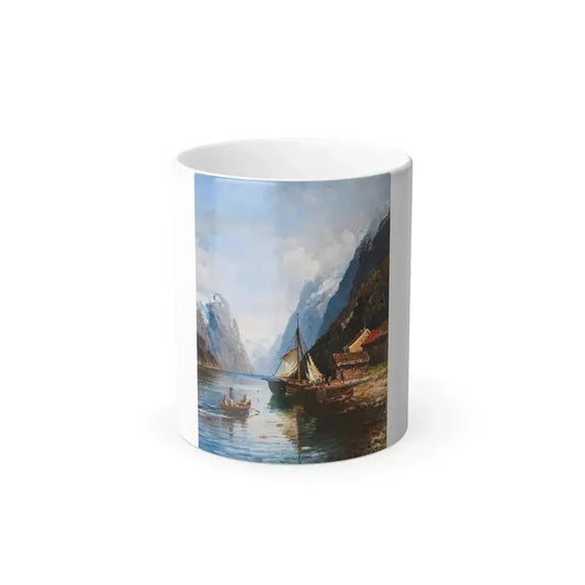 Anders Askevold (1834-1900) Sognefjord - 1893 - Color Changing Mug 11oz 11oz - Go Mug Yourself