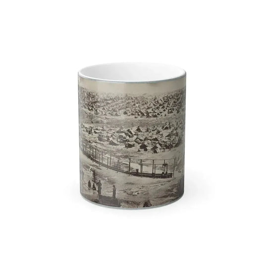 Andersonville Prison, Ga., August 17, 1864. Bird's Eye View (U.S. Civil War) Color Changing Coffee Mug 11oz Default Title 11oz - Go Mug Yourself