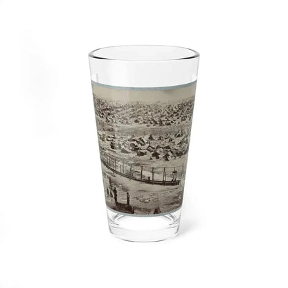 Andersonville Prison, Ga., August 17, 1864. Bird's Eye View (U.S. Civil War) Pint Glass 16oz 16oz - Go Mug Yourself