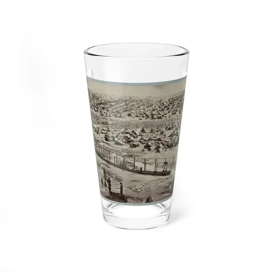 Andersonville Prison, Ga., August 17, 1864. Bird's Eye View (U.S. Civil War) Pint Glass 16oz 16oz - Go Mug Yourself