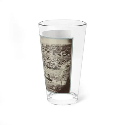 Andersonville Prison, Ga., August 17, 1864. Bird's Eye View (U.S. Civil War) Pint Glass 16oz - Go Mug Yourself