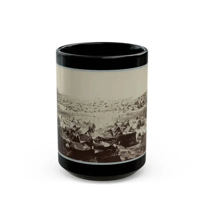 Andersonville Prison, Ga., August 17, 1864. North-West View Of Stockade (U.S. Civil War) Black Coffee Mug 15oz - Go Mug Yourself
