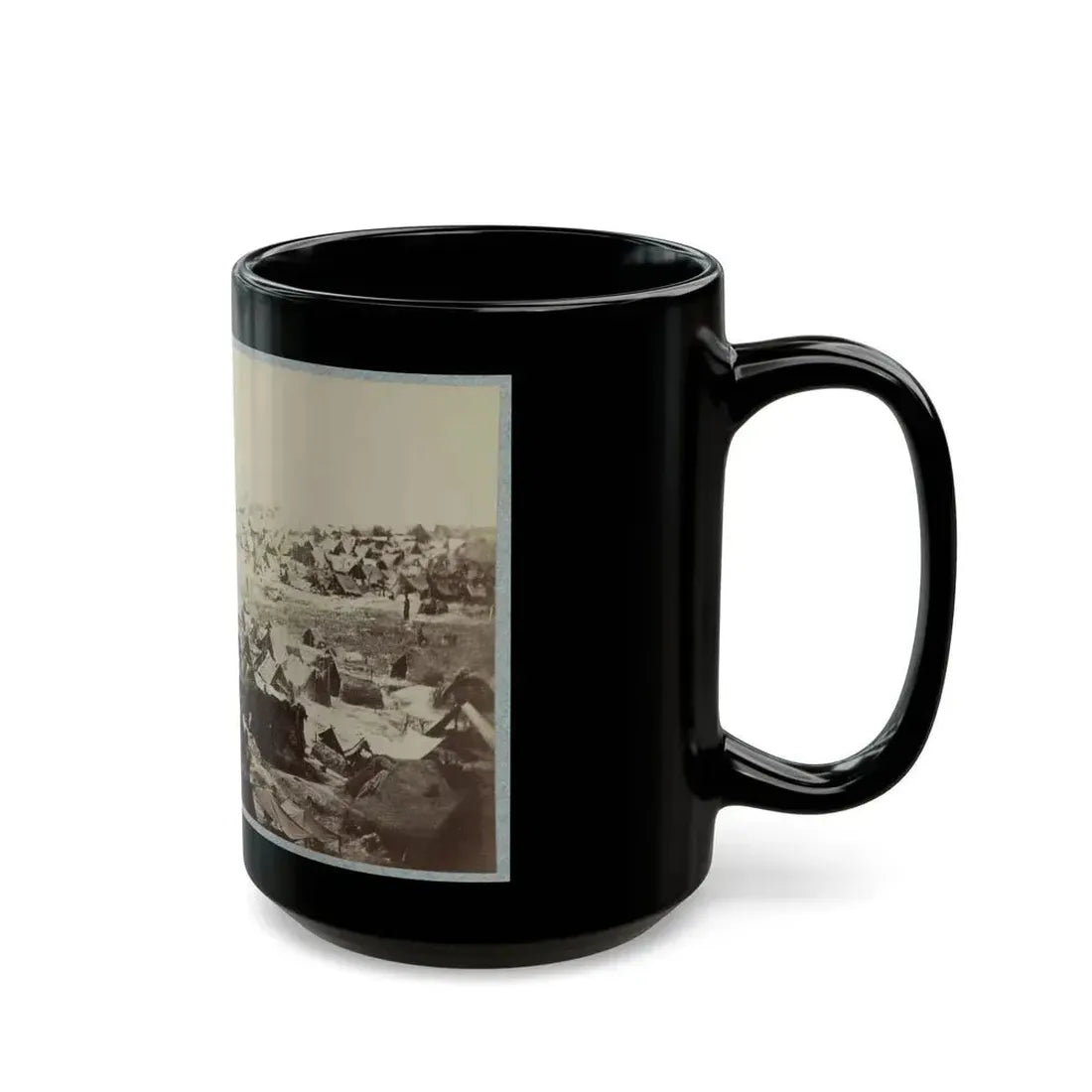 Andersonville Prison, Ga., August 17, 1864. North-West View Of Stockade (U.S. Civil War) Black Coffee Mug - Go Mug Yourself