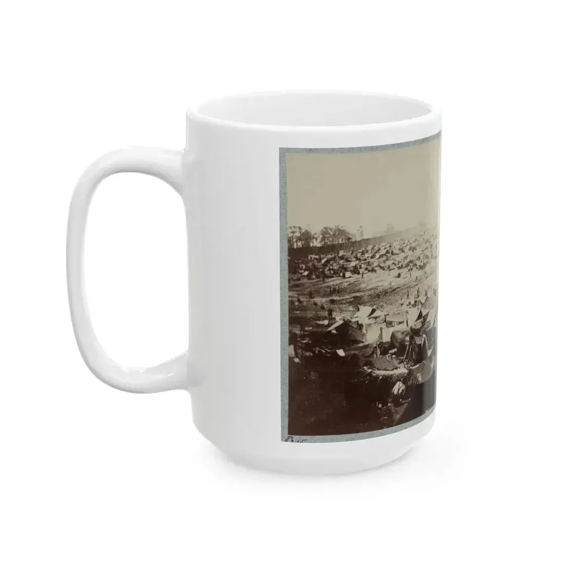 Andersonville Prison, Ga., August 17, 1864. North-West View Of Stockade (U.S. Civil War) White Coffee Mug - Go Mug Yourself