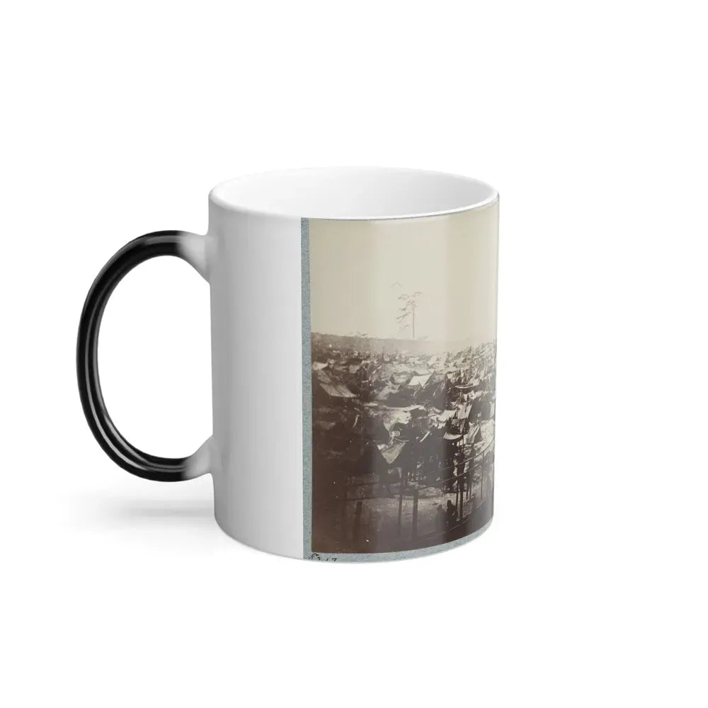 Andersonville Prison, Ga., August 17, 1864. South-East View of Stockade (U.S. Civil War) Color Changing Coffee Mug 11oz - Go Mug Yourself
