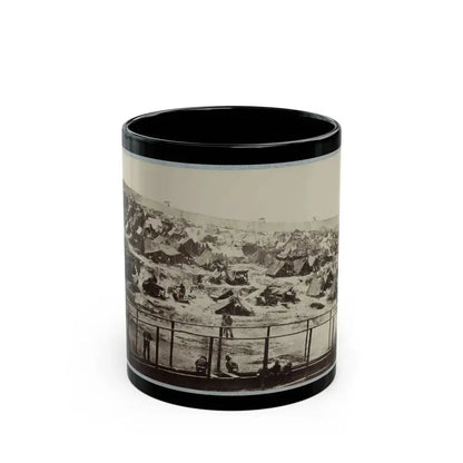 Andersonville Prison, Ga., August 17, 1864. South View Of Stockade (U.S. Civil War) Black Coffee Mug 11oz - Go Mug Yourself