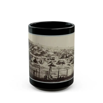 Andersonville Prison, Ga., August 17, 1864. South View Of Stockade (U.S. Civil War) Black Coffee Mug 15oz - Go Mug Yourself