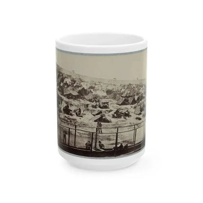 Andersonville Prison, Ga., August 17, 1864. South View Of Stockade (U.S. Civil War) White Coffee Mug 15oz - Go Mug Yourself
