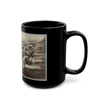 Andersonville Prison, Ga., August 17, 1864. Southwest View Of Stockade Showing The Dead-Line (U.S. Civil War) Black Coffee Mug - Go Mug Yourself