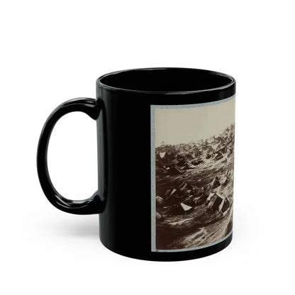 Andersonville Prison, Ga., August 17, 1864. Southwest View Of Stockade Showing The Dead-Line (U.S. Civil War) Black Coffee Mug - Go Mug Yourself