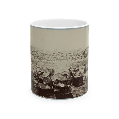 Andersonville Prison, Ga., August 17, 1864. North-West View Of Stockade (U.S. Civil War) White Coffee Mug-11oz-Go Mug Yourself