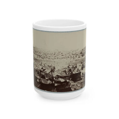 Andersonville Prison, Ga., August 17, 1864. North-West View Of Stockade (U.S. Civil War) White Coffee Mug-15oz-Go Mug Yourself