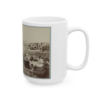 Andersonville Prison, Ga., August 17, 1864. North-West View Of Stockade (U.S. Civil War) White Coffee Mug-Go Mug Yourself