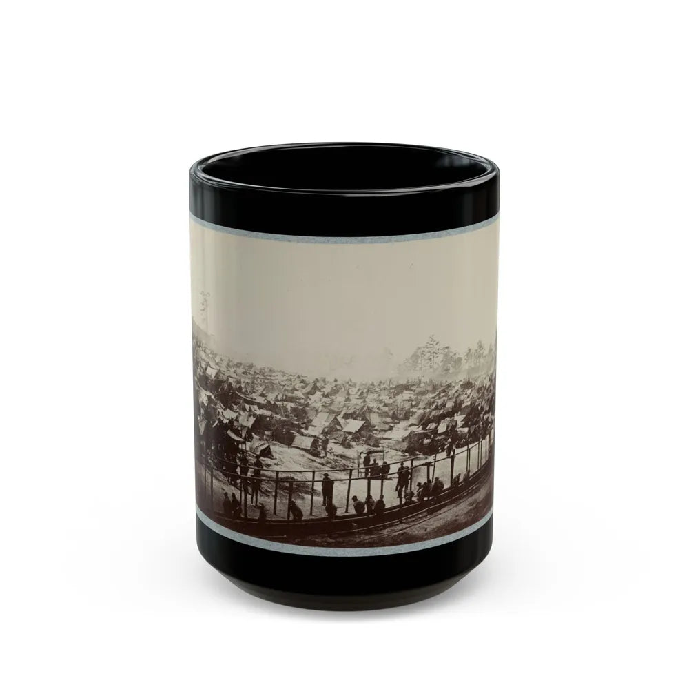 Andersonville Prison, Ga., August 17, 1864. South-East View Of Stockade (U.S. Civil War) Black Coffee Mug-15oz-Go Mug Yourself