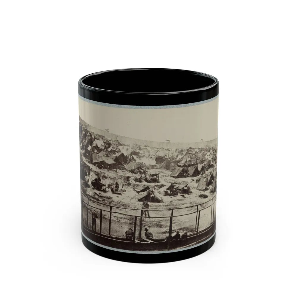 Andersonville Prison, Ga., August 17, 1864. South View Of Stockade (U.S. Civil War) Black Coffee Mug-11oz-Go Mug Yourself