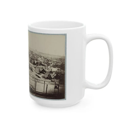 Andersonville Prison, Ga., August 17, 1864. South View Of Stockade (U.S. Civil War) White Coffee Mug-Go Mug Yourself