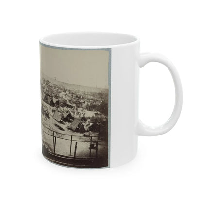 Andersonville Prison, Ga., August 17, 1864. South View Of Stockade (U.S. Civil War) White Coffee Mug-Go Mug Yourself