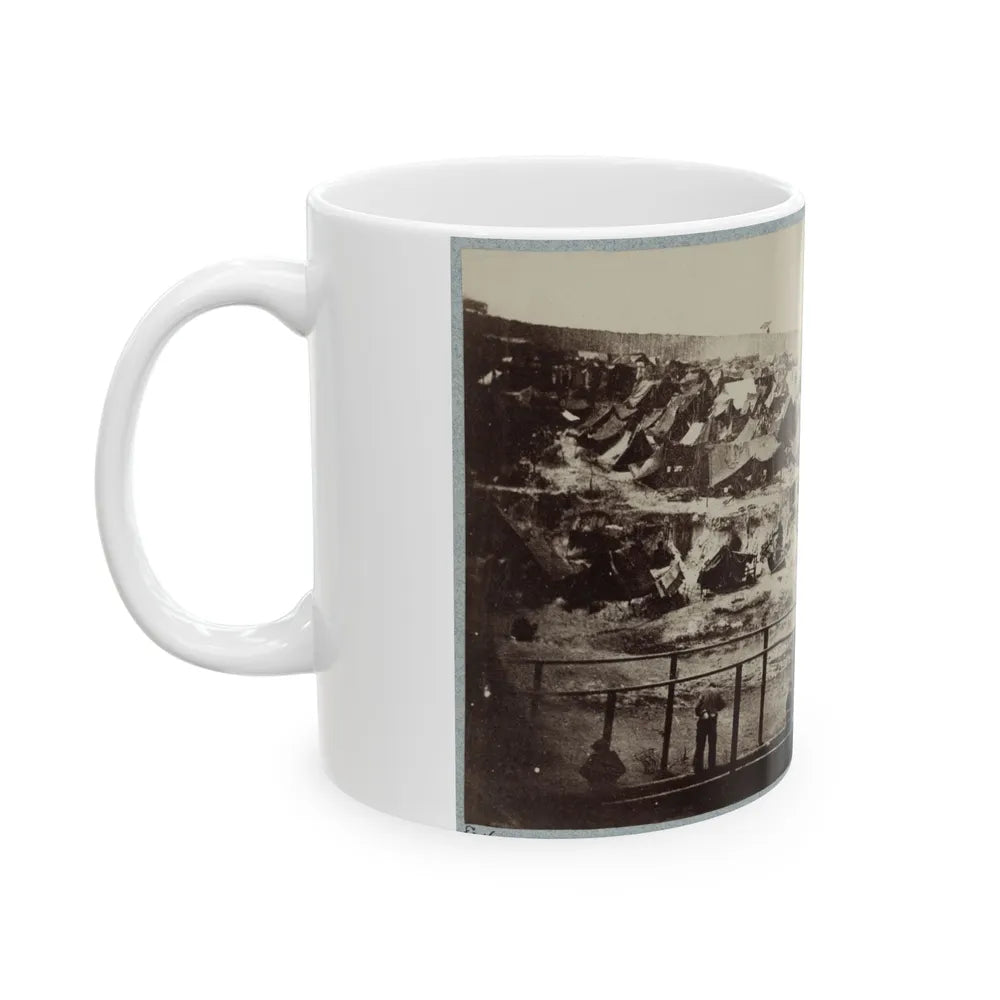 Andersonville Prison, Ga., August 17, 1864. South View Of Stockade (U.S. Civil War) White Coffee Mug-Go Mug Yourself