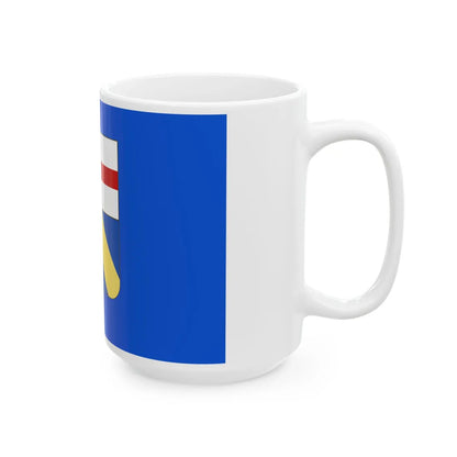 Andora-Bandiera (Italy) White Coffee Mug - Go Mug Yourself
