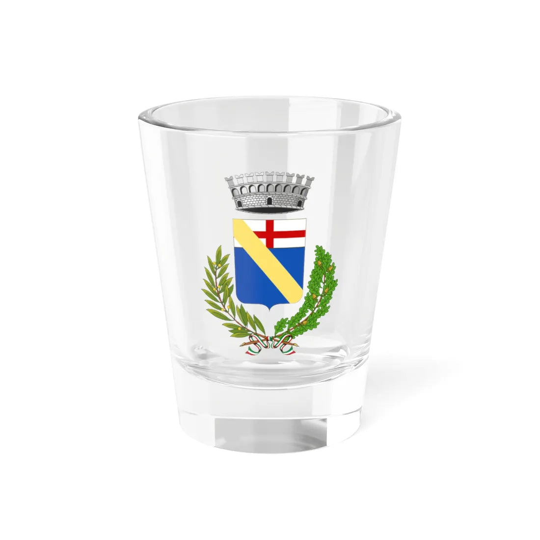 Andora-Stemma (Italy) (Coat of Arms) Shot Glass 1.5oz 1.5oz - Go Mug Yourself