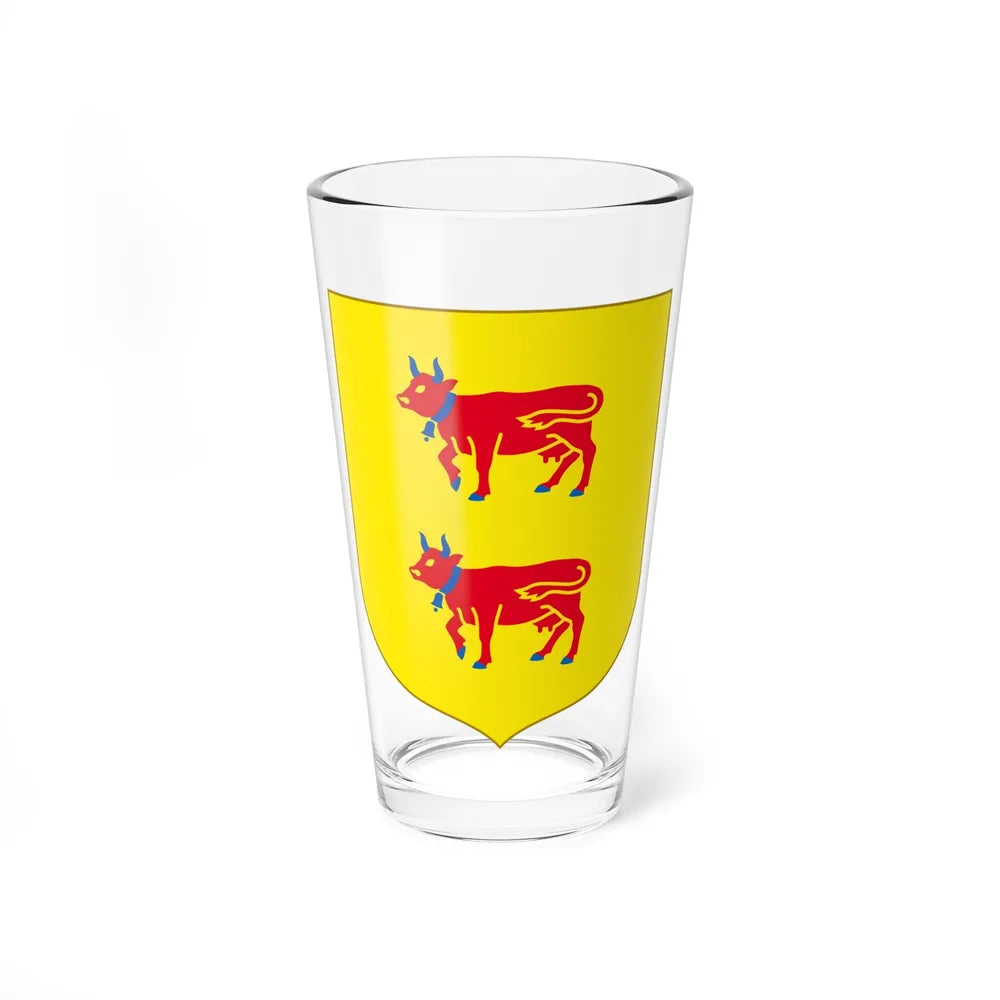 Andorra - Bearne Coat of Arms - Pint Glass 16oz-16oz-Go Mug Yourself