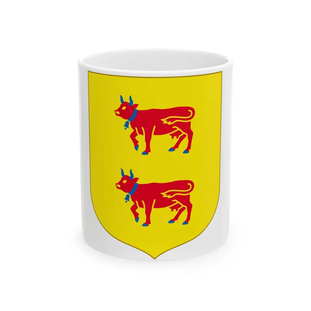 Andorra - Bearne Coat of Arms - White Coffee Mug-11oz-Go Mug Yourself