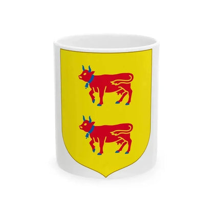 Andorra - Bearne Coat of Arms - White Coffee Mug 11oz - Go Mug Yourself
