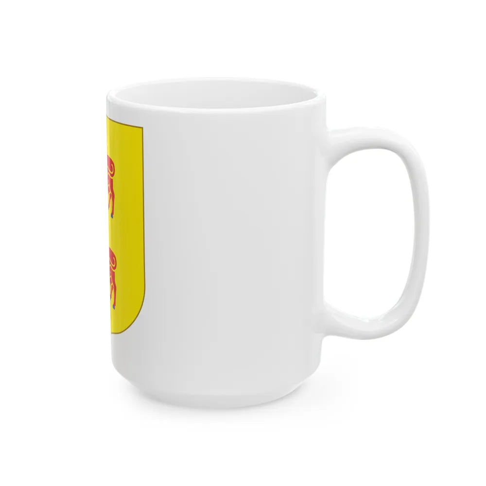 Andorra - Bearne Coat of Arms - White Coffee Mug-Go Mug Yourself