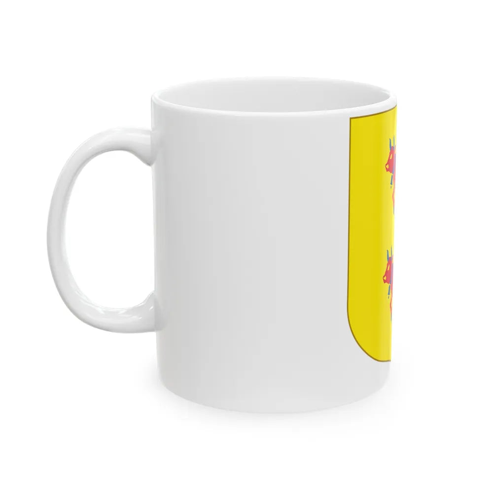 Andorra - Bearne Coat of Arms - White Coffee Mug-Go Mug Yourself