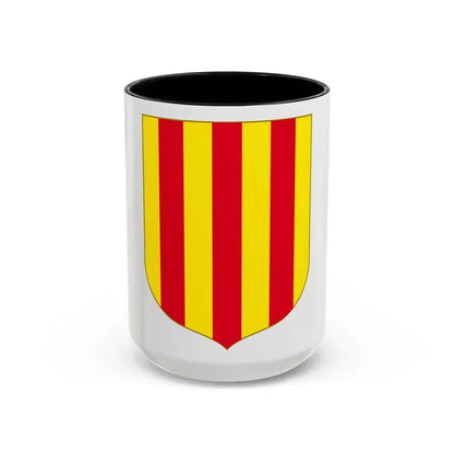 Andorra - Foix Coat of Arms - Accent Coffee Mug 15oz Black - Go Mug Yourself