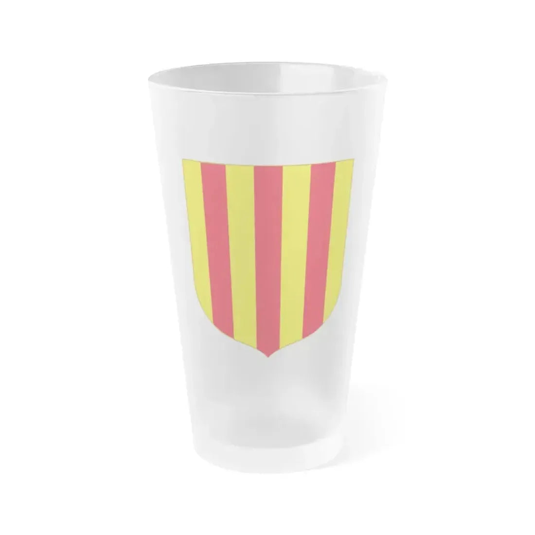 Andorra - Foix Coat of Arms - Frosted Pint Glass 16oz 16oz Frosted - Go Mug Yourself