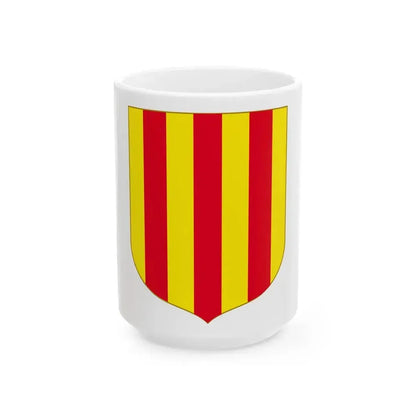 Andorra - Foix Coat of Arms - White Coffee Mug 15oz - Go Mug Yourself