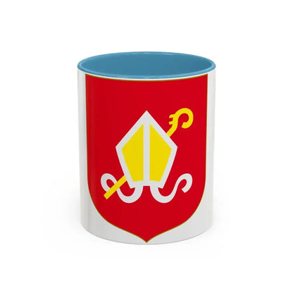 Andorra - Urgel Coat of Arms - Accent Coffee Mug 11oz Light Blue - Go Mug Yourself