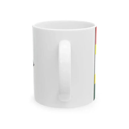 Andovce Nove Zamky Flag (Slovakia) White Coffee Mug - Go Mug Yourself