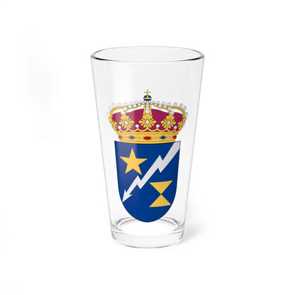 Andra ytstridsflottiljen vapen (Sweden) (Coat of Arms) Pint Glass 16oz - Go Mug Yourself