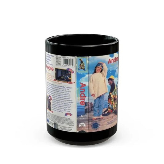 ANDRE (VHS COVER) - Black Coffee Mug 15oz - Go Mug Yourself