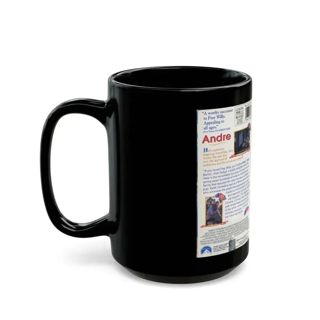 ANDRE (VHS COVER) - Black Coffee Mug - Go Mug Yourself
