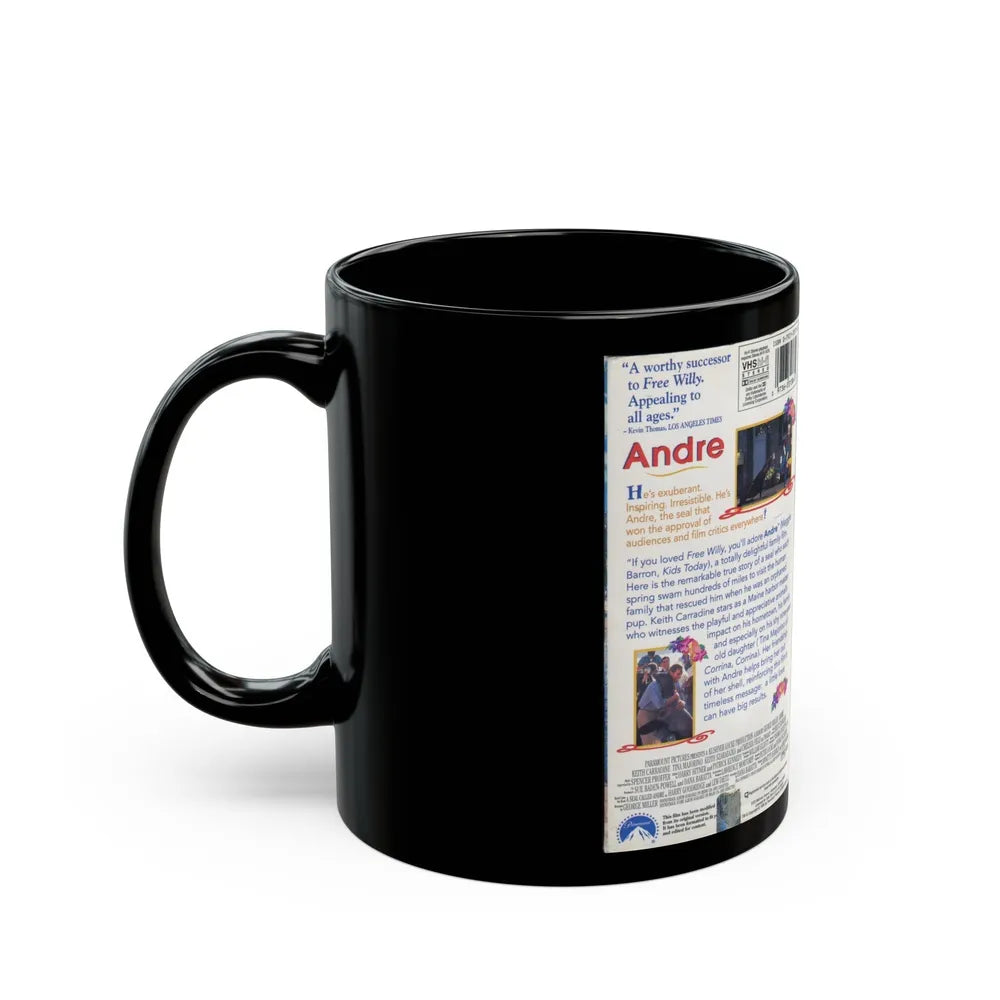 ANDRE (VHS COVER) - Black Coffee Mug-Go Mug Yourself