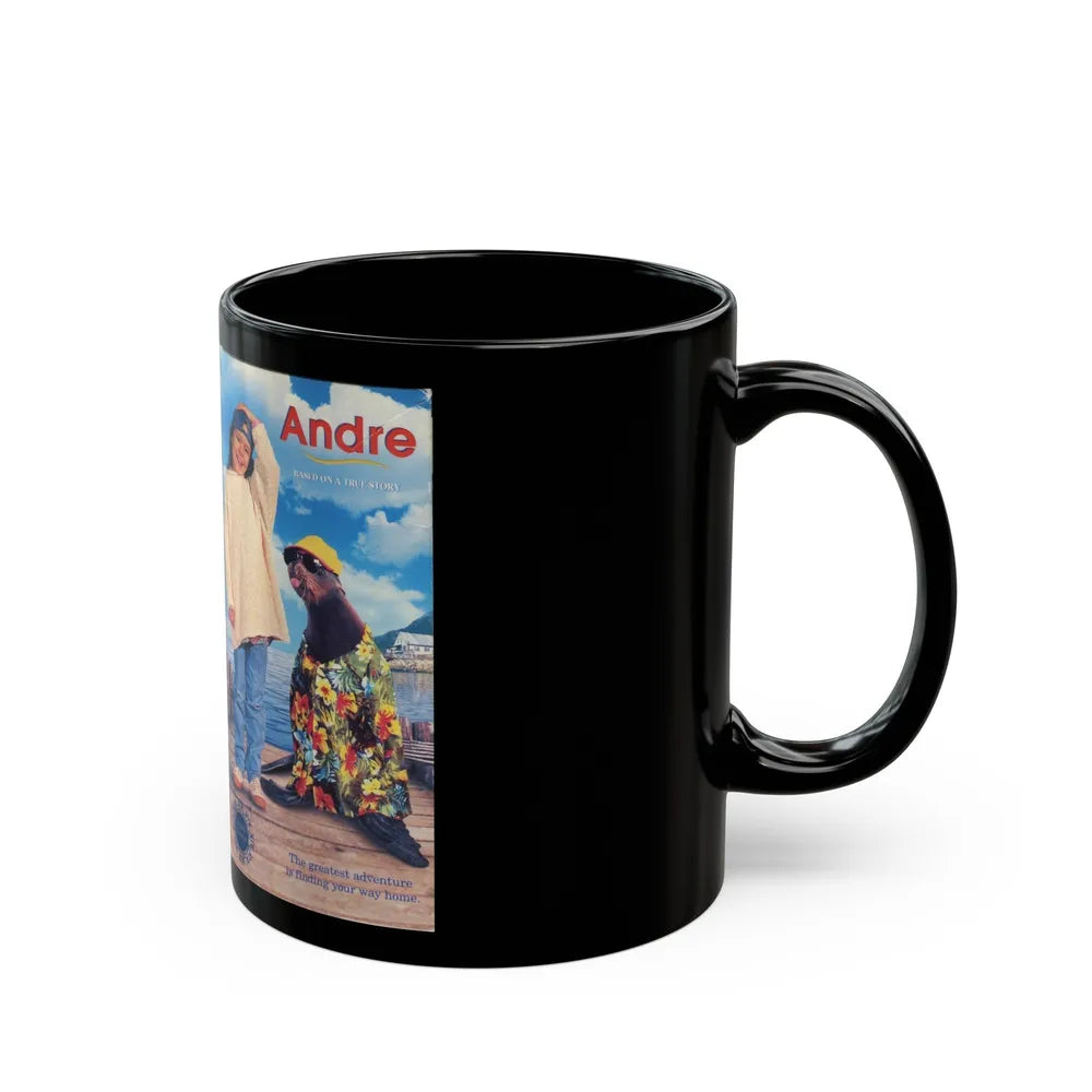 ANDRE (VHS COVER) - Black Coffee Mug-Go Mug Yourself