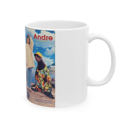 ANDRE (VHS COVER) - White Coffee Mug - Go Mug Yourself