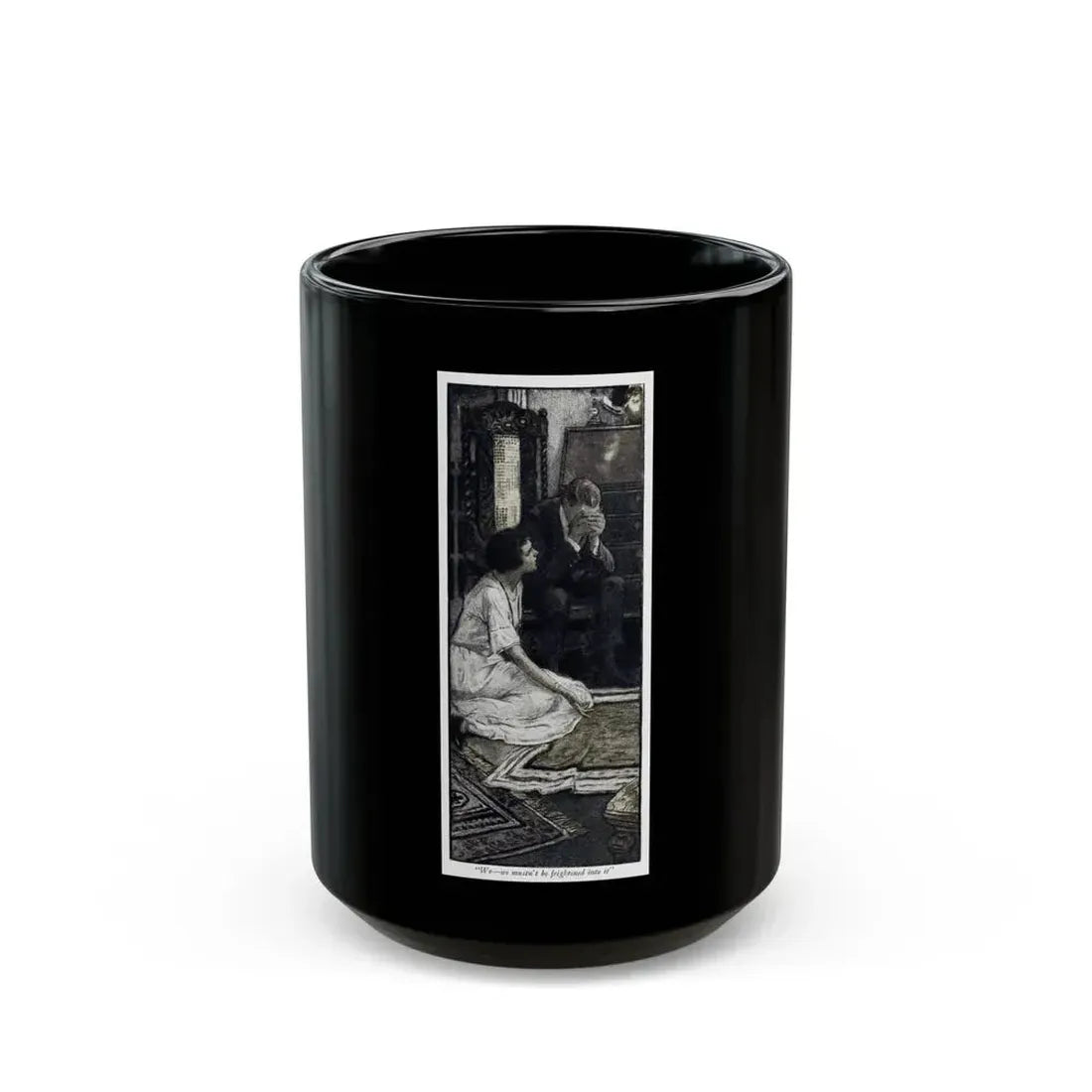 Andrea Thorne (3), Woman's Home Companion, November 1924 - Black Coffee Mug 15oz - Go Mug Yourself