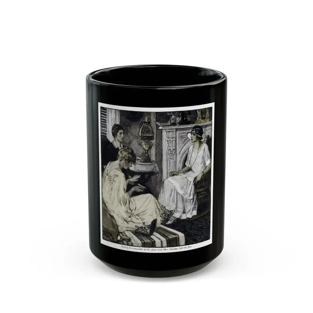 Andrea Thorne (4), Woman's Home Companion, November 1924 - Black Coffee Mug 15oz - Go Mug Yourself