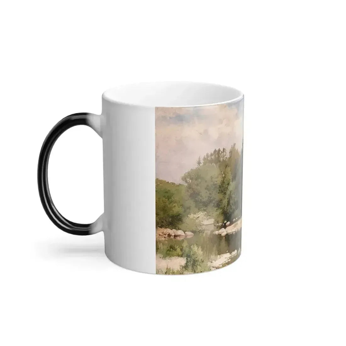 Andrei Nikolaevich Schilder (1861-1919) Forest Brook - 1918 - Color Changing Mug 11oz - Go Mug Yourself
