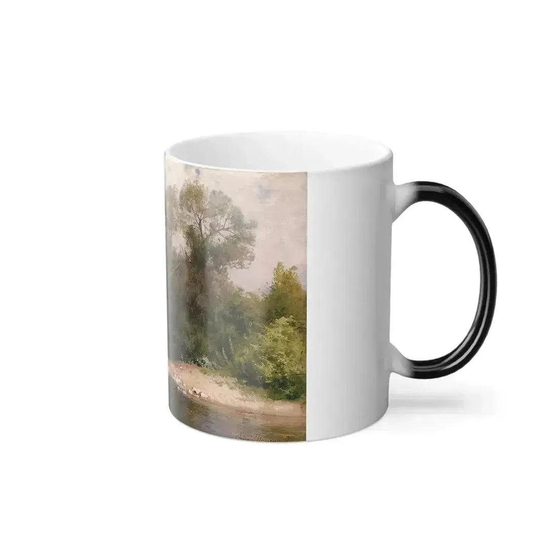 Andrei Nikolaevich Schilder (1861-1919) Forest Brook - 1918 - Color Changing Mug 11oz - Go Mug Yourself